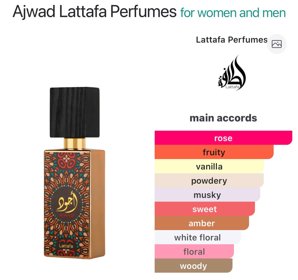 AJWAD Latttafa Perfumes