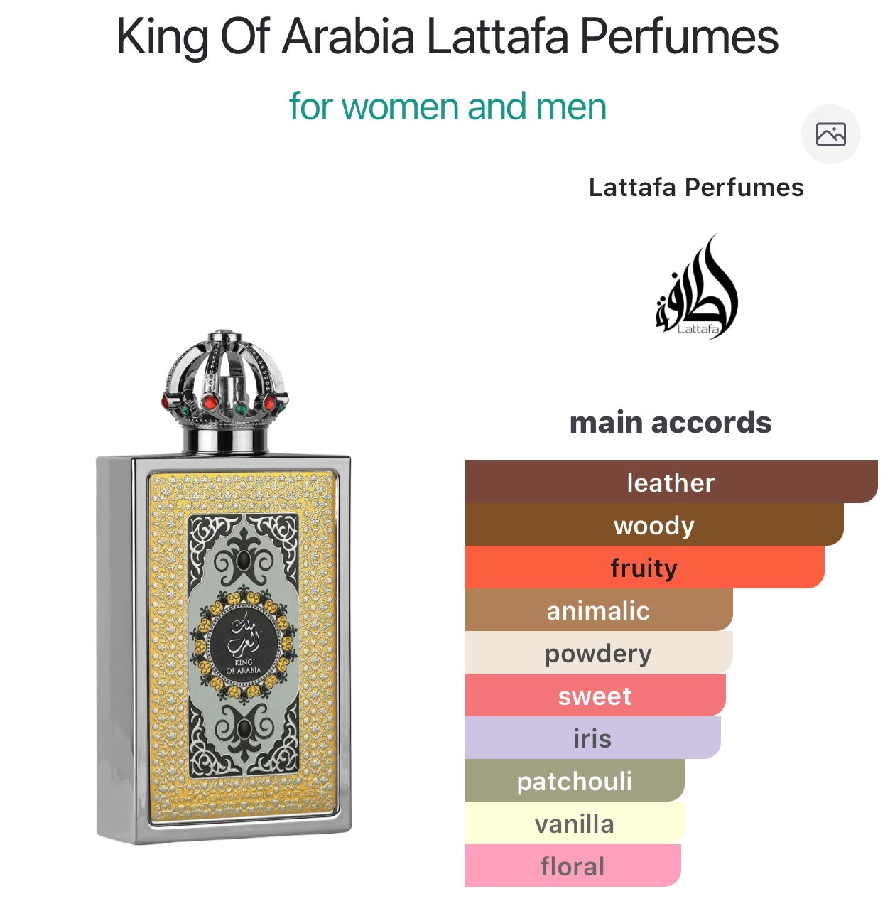 King Of Arabia Lattafa Perfumes