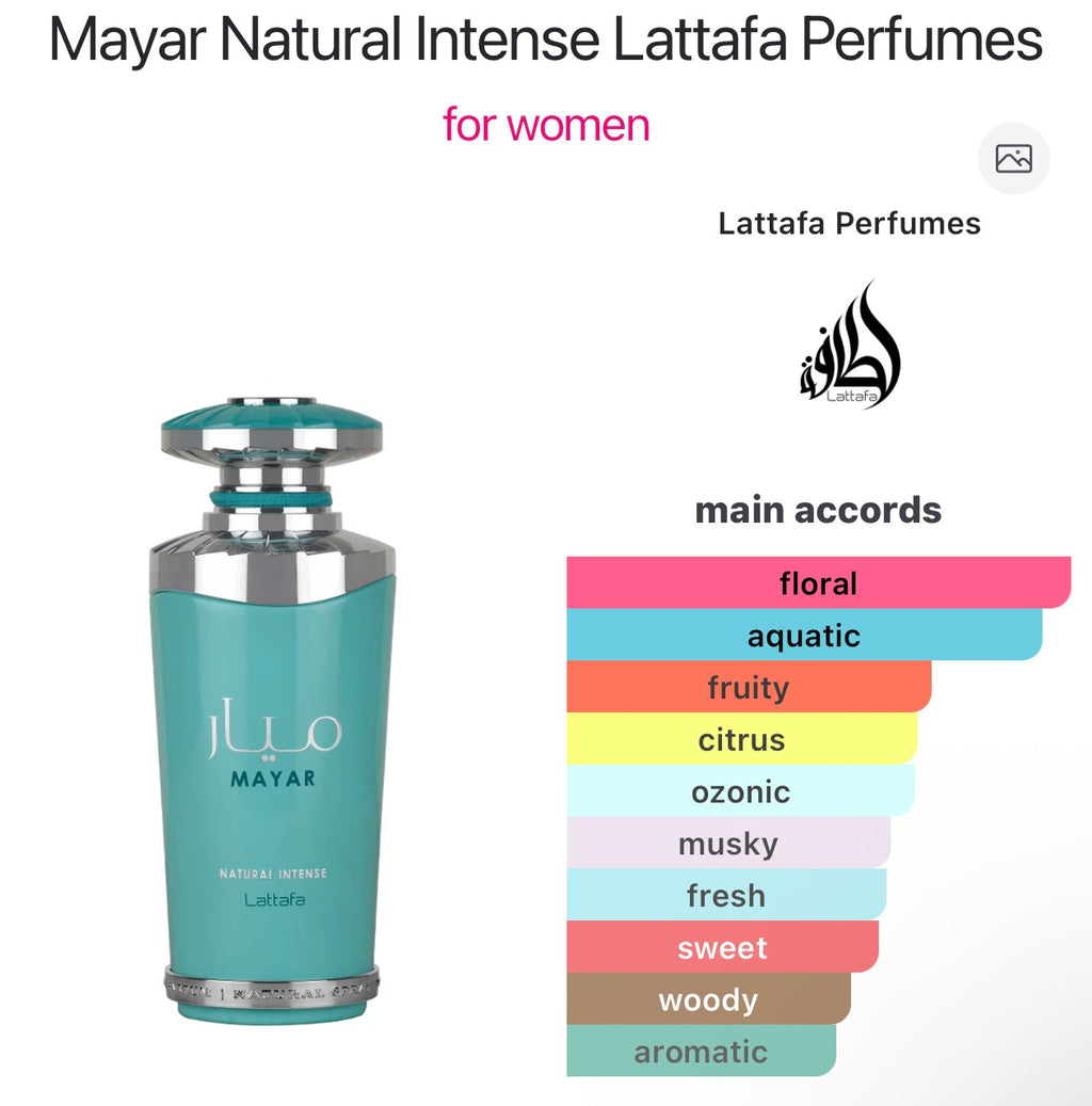 Mayar Natural Intense Lattafa Perfumes