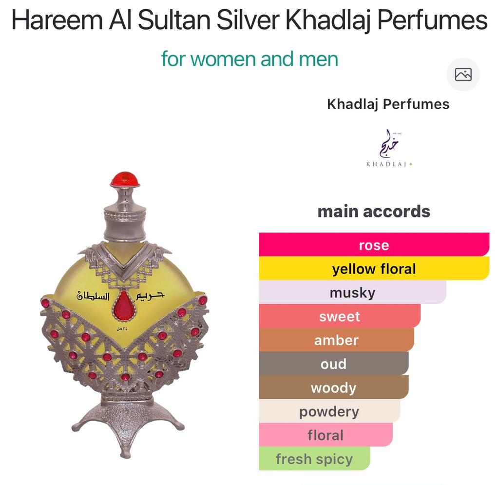 Hareem Al Sultan Silver Oil