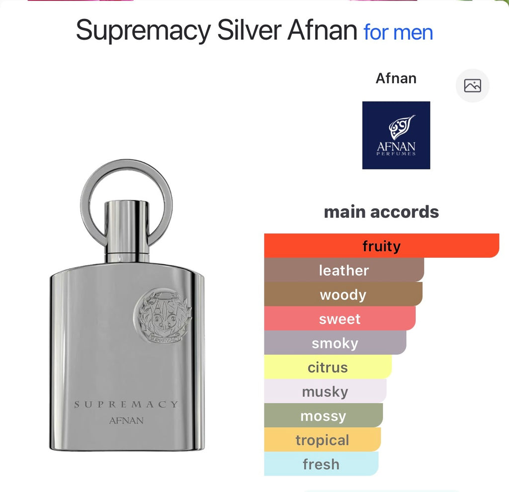 Supremacy Silver Afnan (Pour Homme)