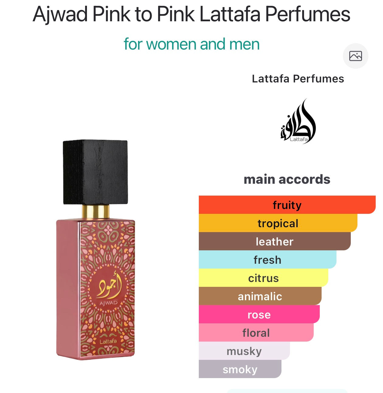 Ajwad Pink to Pink Lattafa Perfumes