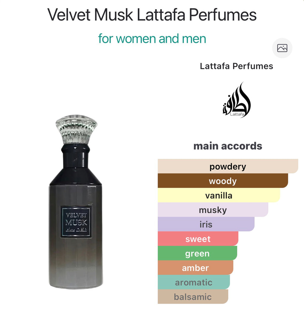 Velvet Musk Lattafa Perfumes