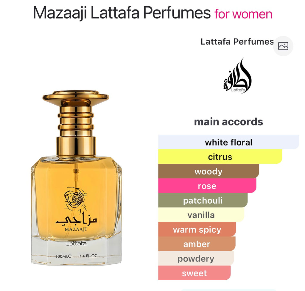 Mazaaji Lattafa Perfumes