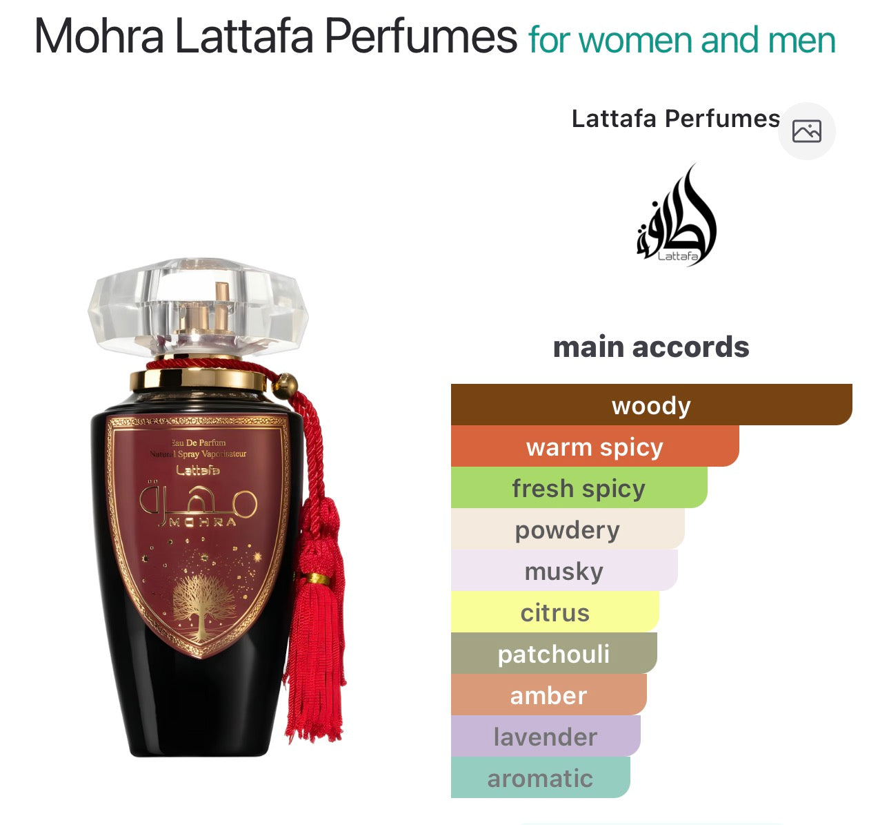 Mohra Lattafa Perfumes