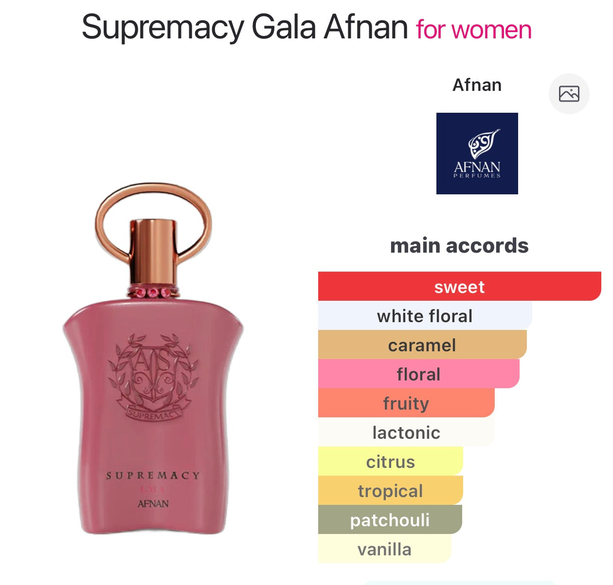 Supremacy Gala Afnan