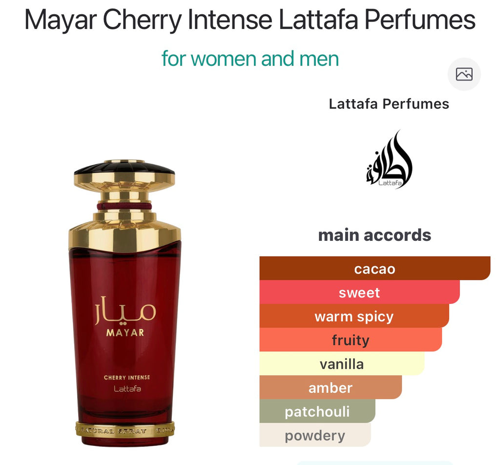 Mayar Cherry Intense Lattafa Perfumes