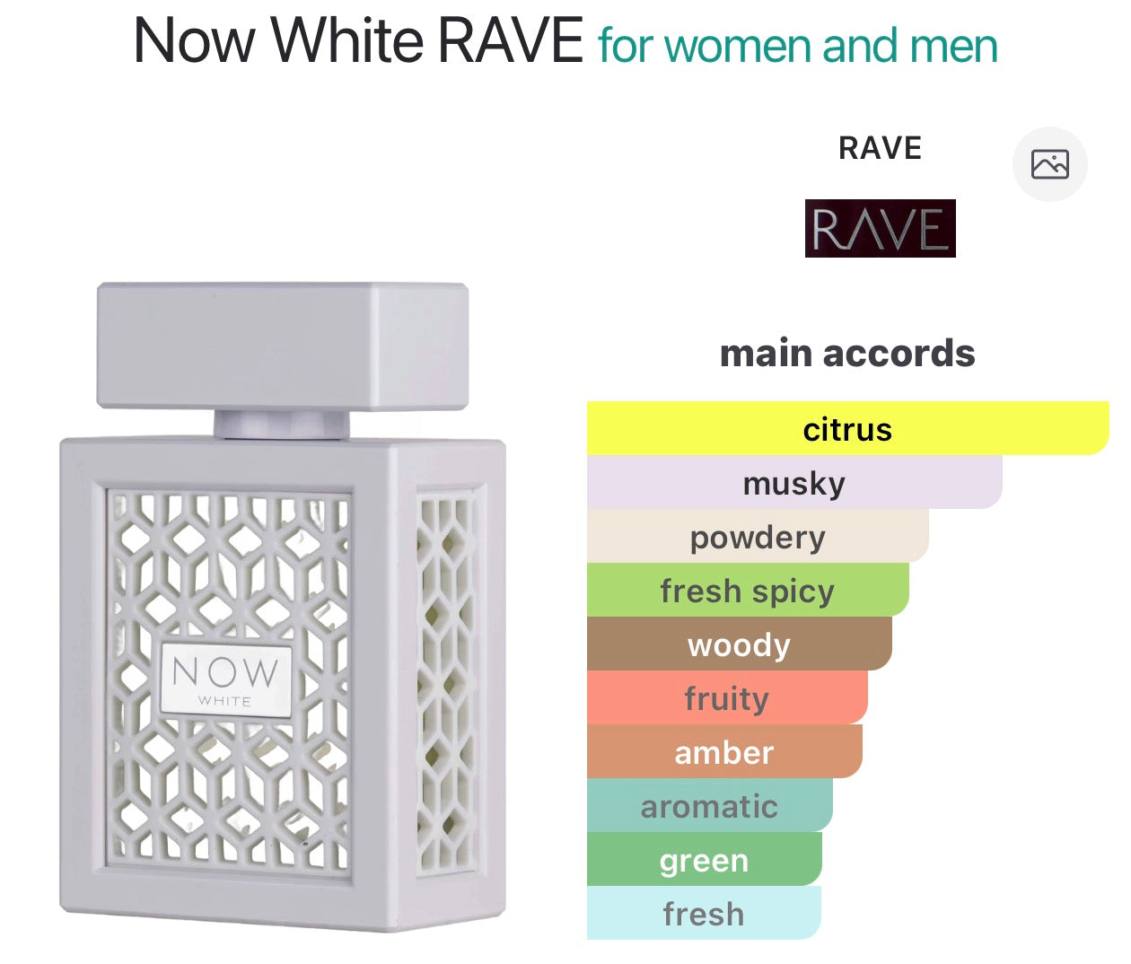 Now White RAVE