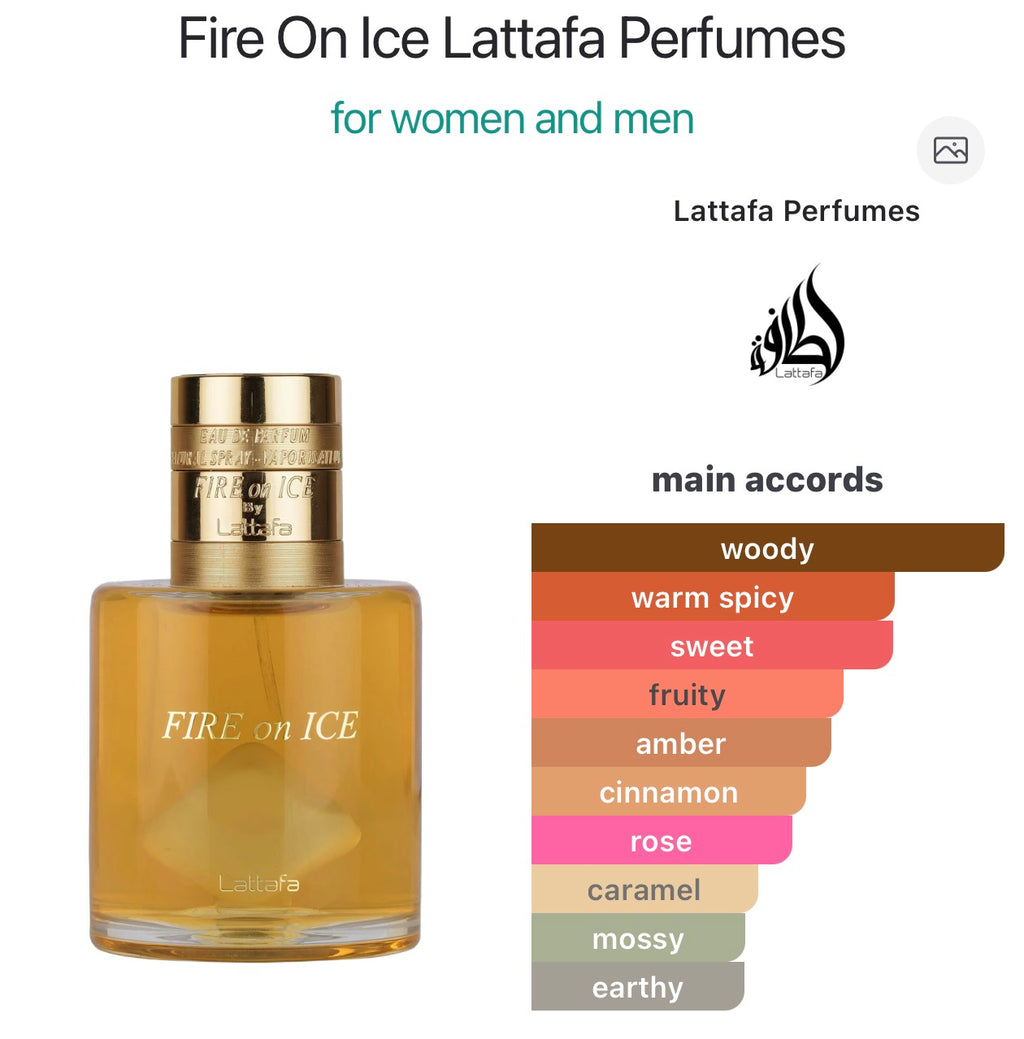 Fire On Ice Lattafa Perfumes