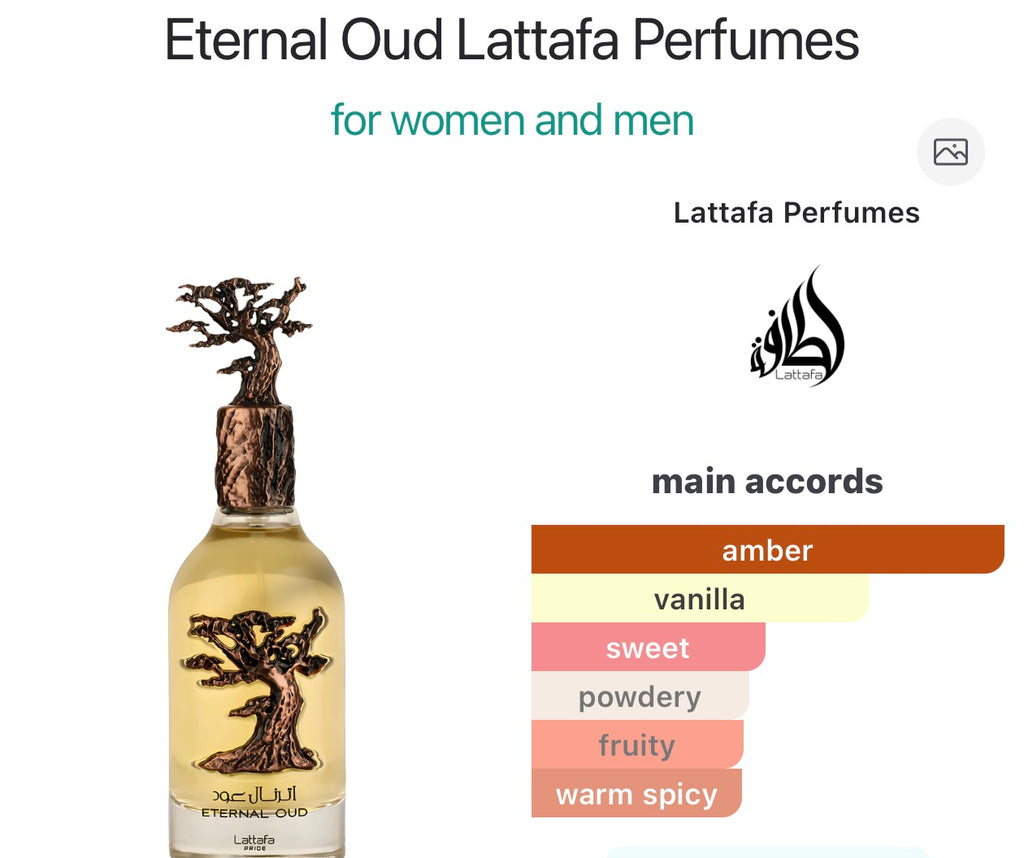 Eternal Oud Lattafa Perfumes