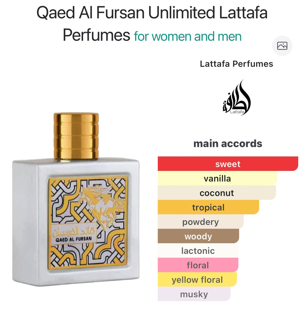 Qaed Al Fursan Unlimited Lattafa Perfumes