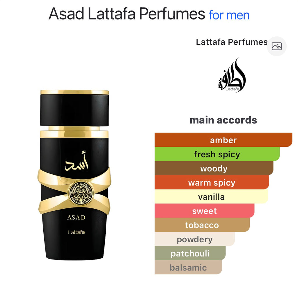 Asad Lattafa Perfumes
