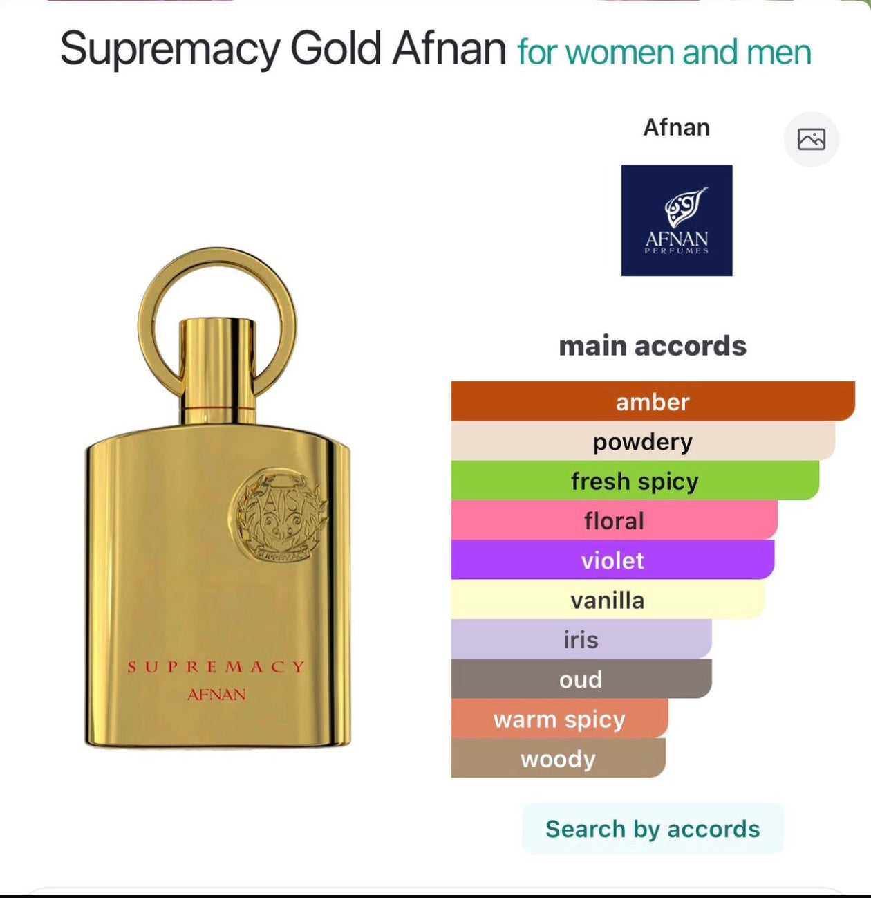 Supremacy Gold Afnan
