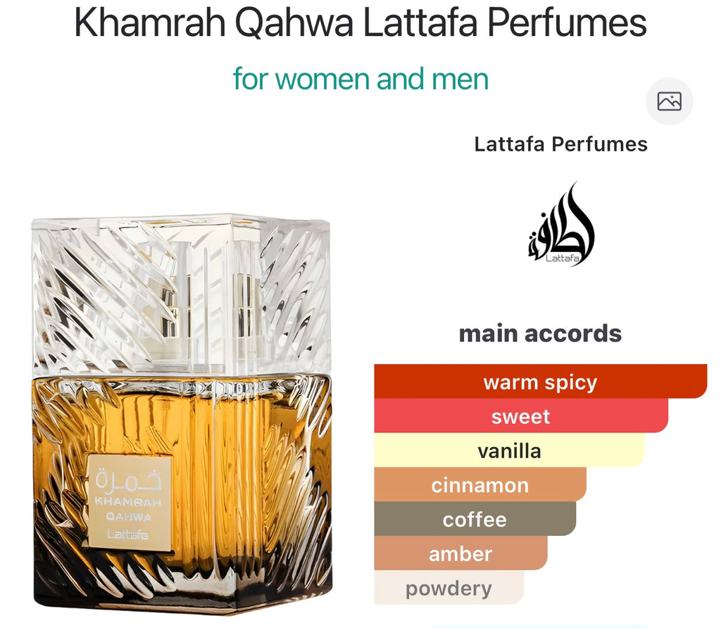 Khamrah Qahwa Lattafa Perfumes