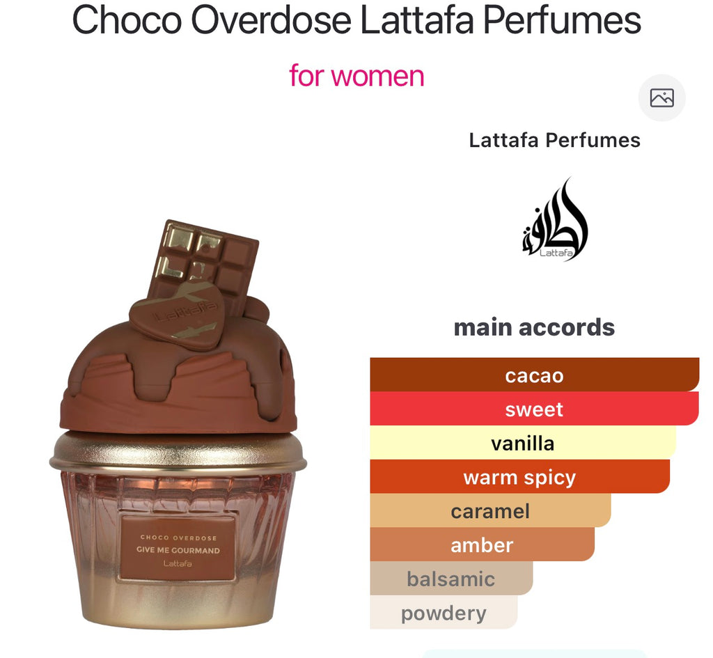 Choco Overdose Lattafa Perfumes