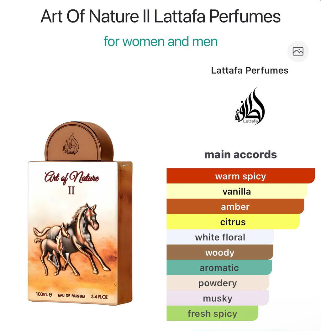 Art Of Nature II Lattafa Perfumes