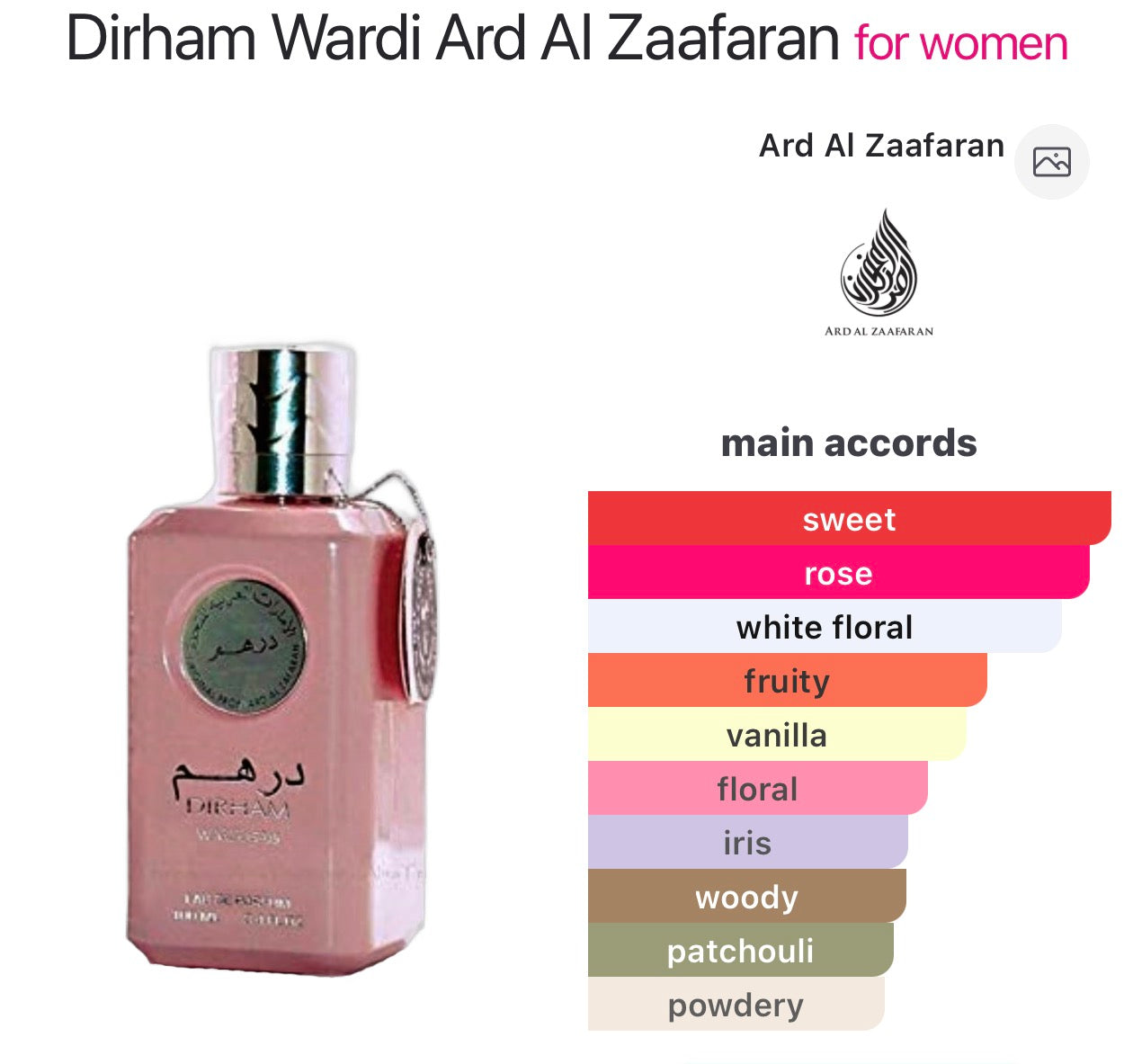 Dirham Wardi Ard Al Zaafaran
