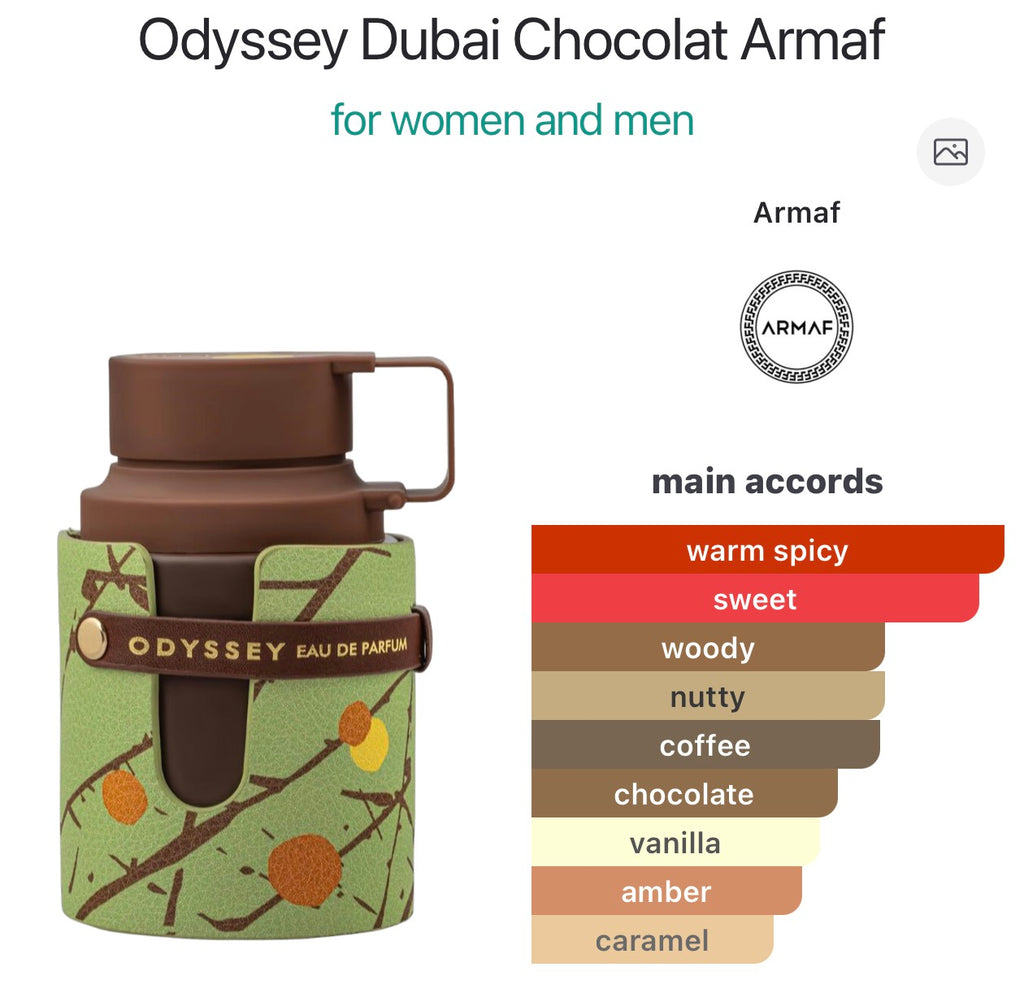 Odyssey Dubai Chocolat Armaf
