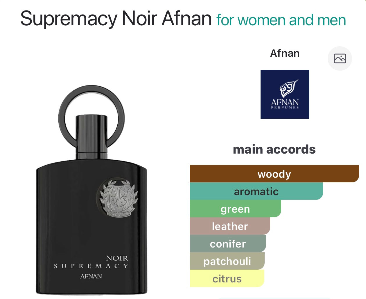 Supremacy Noir Afnan