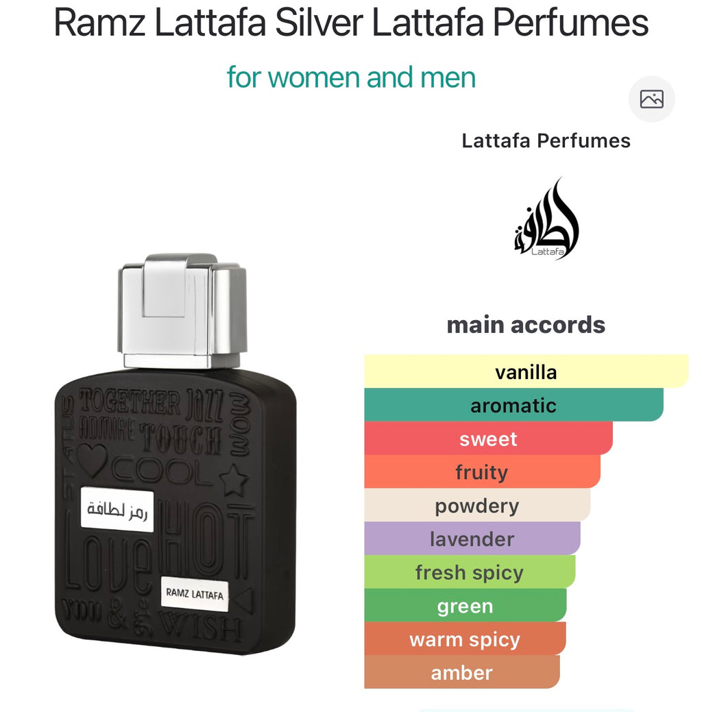 Ramz Lattafa Silver Lattafa (30 ML)